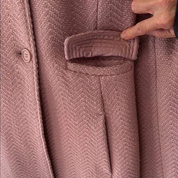 Ann Taylor Loft Pinkish double breasted Pea Coat - Picture 10 of 11